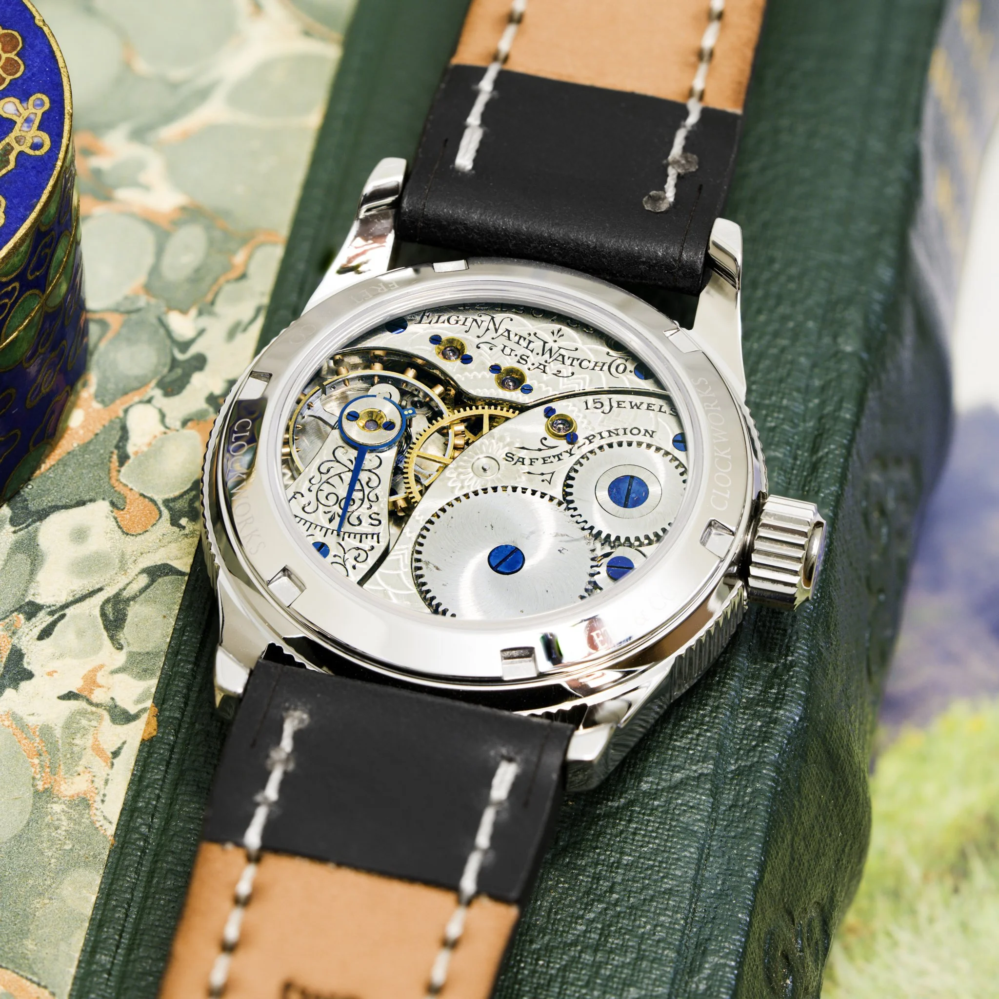 Elgin pocket watch conversion — Frett & Co Clockworks